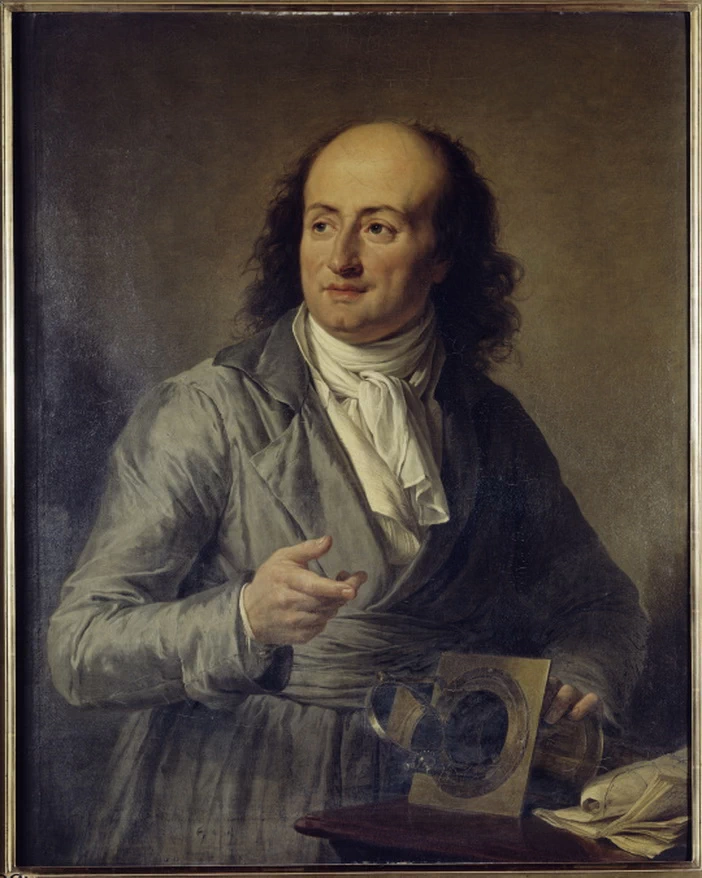 Ritratto dello scienziato Jacques Alexandre César Charles - Bibliothèque de l'Institut de France, Parigi